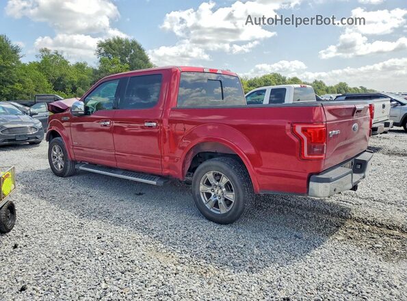 1FTEW1CG6GKE43545 2016 FORD F150 Red Trasero izquierdo