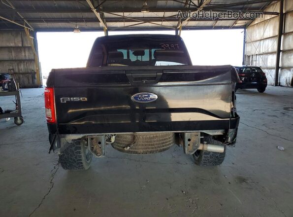 1FTEW1CG6HKC74385 2017 FORD F150 Black Rear view