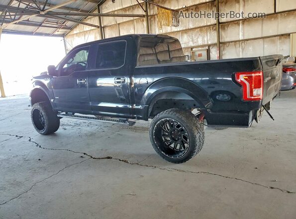 1FTEW1CG6HKC74385 2017 FORD F150 Black Rear left
