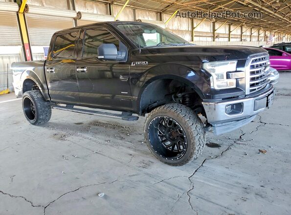 1FTEW1CG6HKC74385 2017 FORD F150 Black Front right