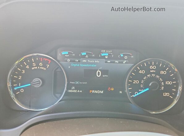 1FTEW1CG6JFC38758 2018 FORD F150 Gray ხელსაწყოთა პანელის ხედი