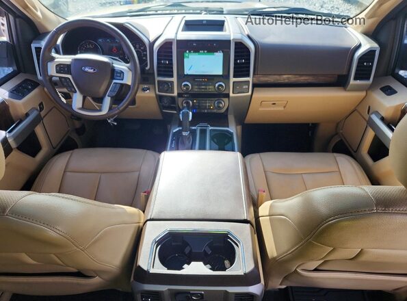 1FTEW1CG6JFC38758 2018 FORD F150 Gray წინა პანელის ხედი