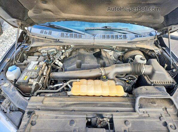 1FTEW1CG6JFC38758 2018 FORD F150 Gray უკანა სალონის ხედი