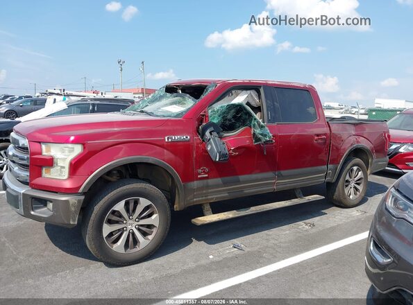1FTEW1CG7GFD13251 2016 FORD F150 Maroon სალონის 360-გრადუსიანი ხედი
