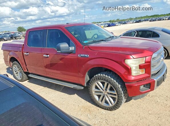 1FTEW1CG7HFB39425 2017 FORD F150 Burgundy Առջևի աջ