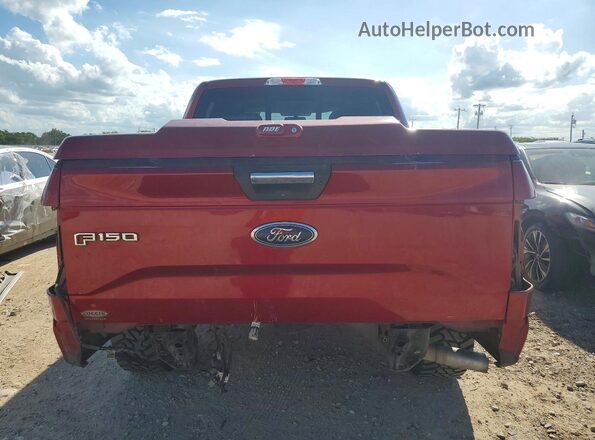 1FTEW1CG7HFB39425 2017 FORD F150 Burgundy Հետևի տեսք