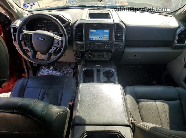 1FTEW1CG7HFB39425 2017 FORD F150 Burgundy Առջևի վահանակի տեսք