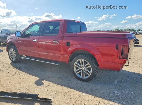 1FTEW1CG7HFB39425 2017 FORD F150 Burgundy Հետևի ձախ