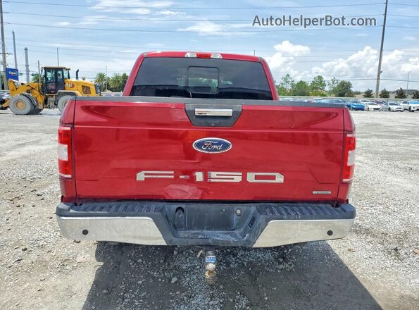 1FTEW1CG7JFE39200 2018 FORD F150 Red Rear view