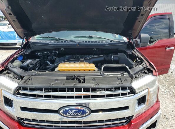 1FTEW1CG7JFE39200 2018 FORD F150 Red Rear interior view