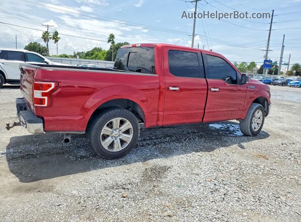 1FTEW1CG7JFE39200 2018 FORD F150 Red Rear right