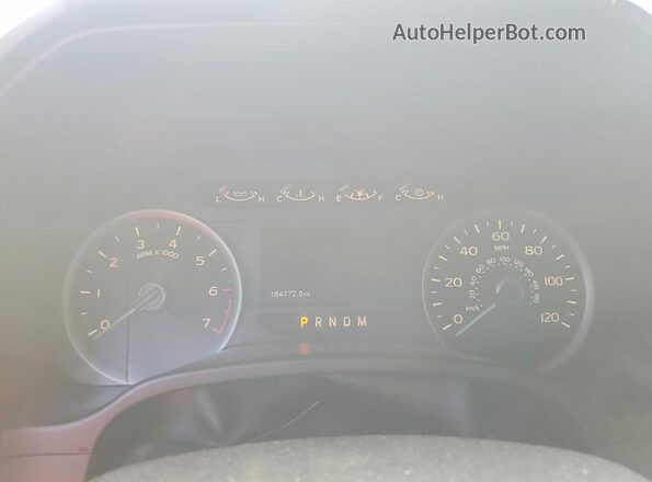 1FTEW1CG7JFE39200 2018 FORD F150 Red Instrument cluster view