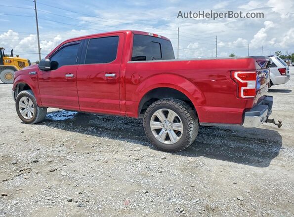1FTEW1CG7JFE39200 2018 FORD F150 Red Rear left