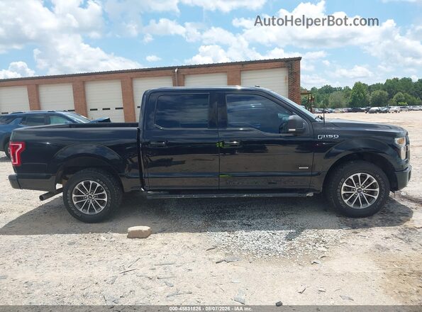 1FTEW1CG8GFC71429 2016 FORD F150 Черный Вид задней части салона