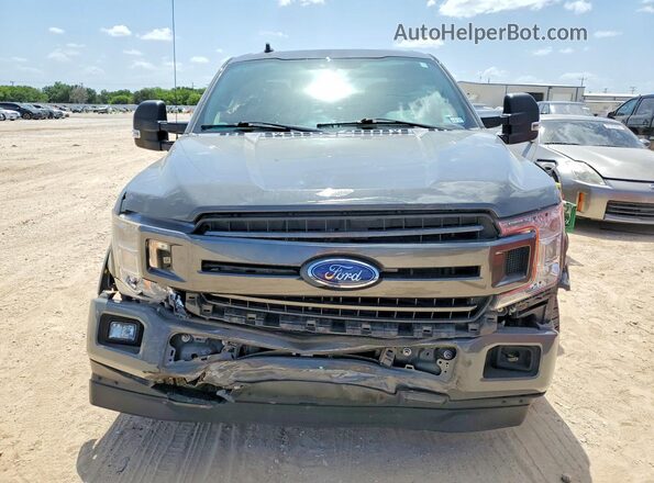 1FTEW1CG8JFB51797 2018 FORD F150 Gray Widok z przodu