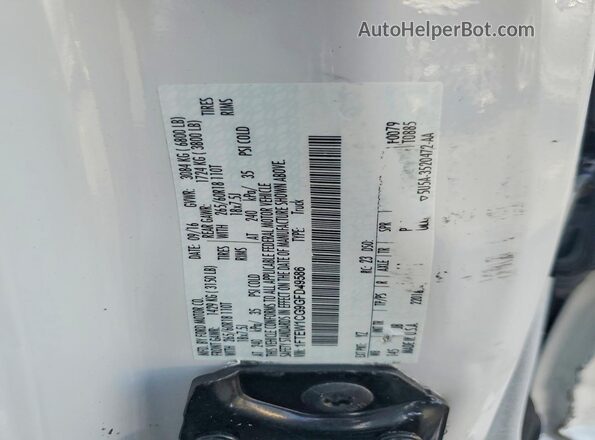 1FTEW1CG9GFD49586 2016 FORD F150 White Շարժիչի բաժամունքի տեսք