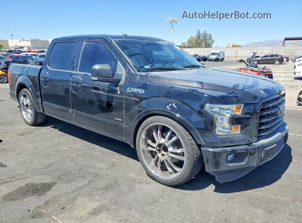 1FTEW1CGXGKE96023 2016 FORD F150 Black Front right