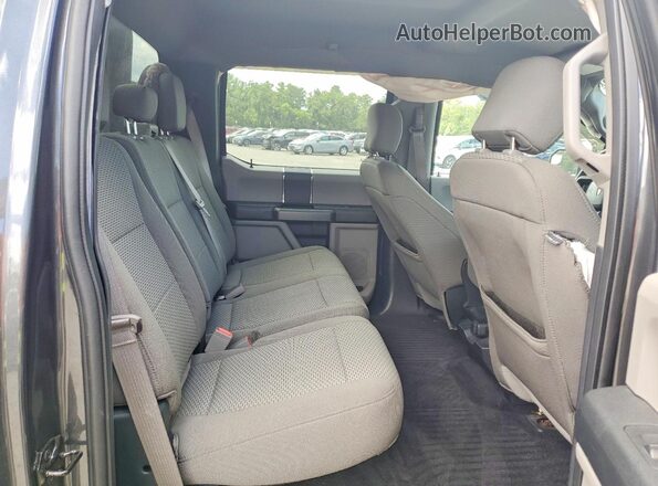1FTEW1CGXJFA19320 2018 FORD F150 Gray უკანა სავარძლების ხედი
