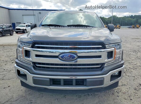 1FTEW1CGXJFA19320 2018 FORD F150 Gray წინა ხედი