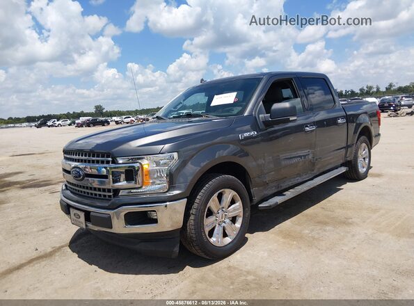 1FTEW1CP0JFD36832 2018 FORD F150 Gray Առջևի ձախ երեք քառորդ տեսարան