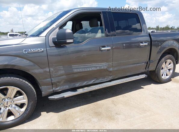 1FTEW1CP0JFD36832 2018 FORD F150 Gray Դիմացի տեսք
