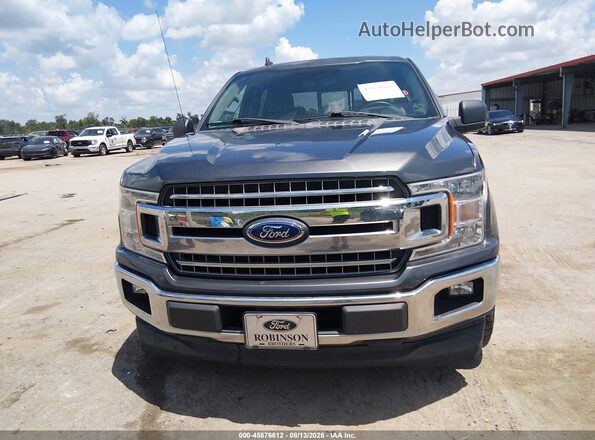 1FTEW1CP0JFD36832 2018 FORD F150 Gray Սարքավորումների վահանակի տեսք