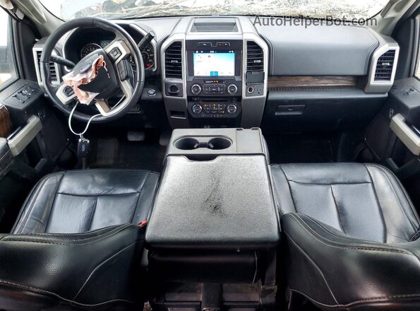 1FTEW1CP0JKD42623 2018 FORD F150 Gray Առջևի վահանակի տեսք