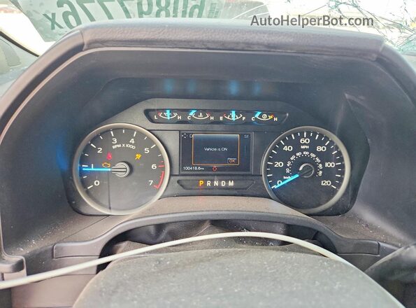 1FTEW1CP0KKF15266 2019 FORD F150 White Вид щитка приладів