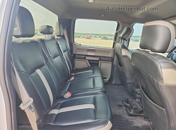 1FTEW1CP0KKF15266 2019 FORD F150 White Вид задніх сидінь