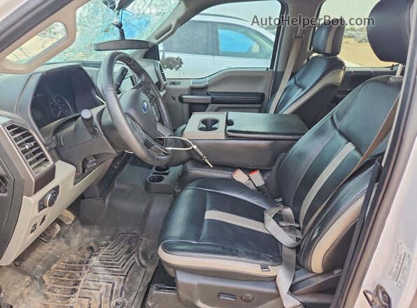 1FTEW1CP0KKF15266 2019 FORD F150 White Вид салону спереду