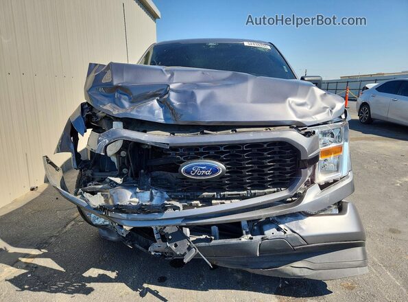 1FTEW1CP0MFC51106 2021 FORD F150 Gray Widok z przodu