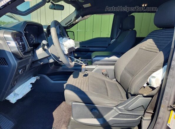 1FTEW1CP0MFC51106 2021 FORD F150 Gray Widok wnętrza z przodu