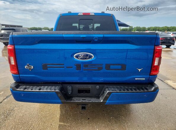 1FTEW1CP0MFD08906 2021 FORD F150 Blue Rear view