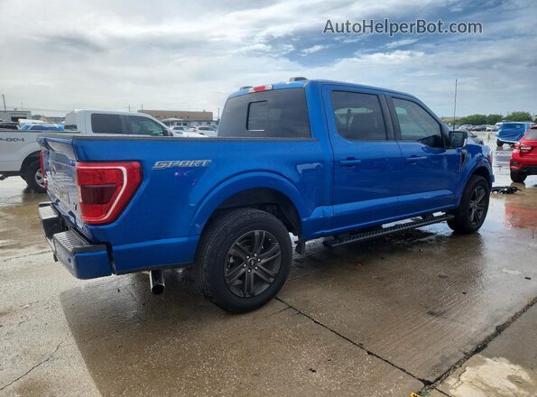 1FTEW1CP0MFD08906 2021 FORD F150 Blue Rear right
