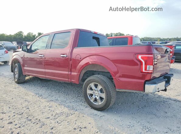 1FTEW1CP1GKD40985 2016 FORD F150 Red უკანა მარცხენა