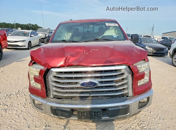 1FTEW1CP1GKD40985 2016 FORD F150 Red წინა ხედი