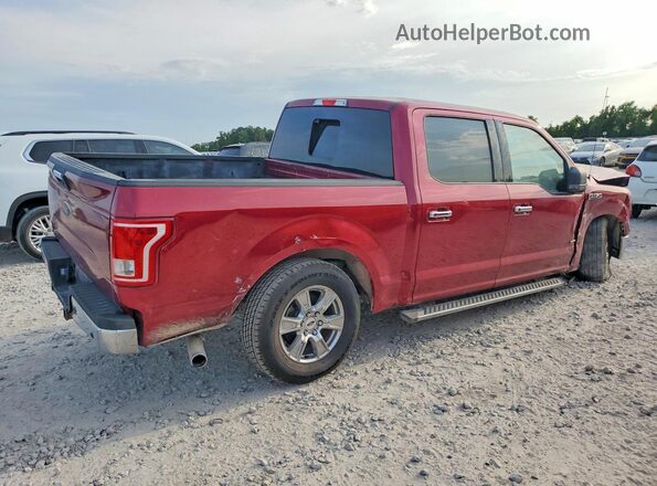 1FTEW1CP1GKD40985 2016 FORD F150 Red უკანა მარჯვენა