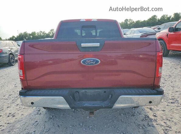 1FTEW1CP1GKD40985 2016 FORD F150 Red უკანა ხედი