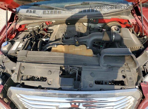 1FTEW1CP1GKD40985 2016 FORD F150 Red უკანა სალონის ხედი