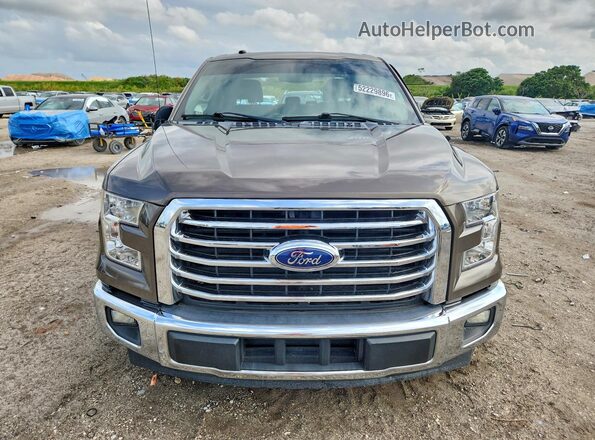 1FTEW1CP1HFB99586 2017 FORD F150 Коричневый Вид спереди