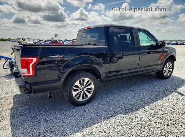 1FTEW1CP1HKC03935 2017 FORD F150 Black უკანა მარჯვენა