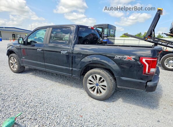 1FTEW1CP1HKC03935 2017 FORD F150 Black უკანა მარცხენა
