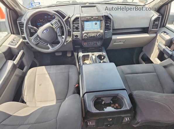 1FTEW1CP1HKC03935 2017 FORD F150 Black წინა პანელის ხედი