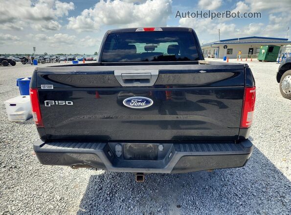 1FTEW1CP1HKC03935 2017 FORD F150 Black უკანა ხედი