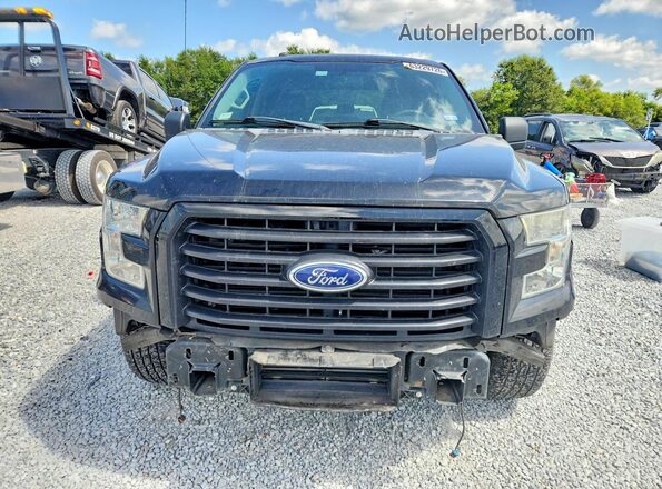 1FTEW1CP1HKC03935 2017 FORD F150 Black წინა ხედი