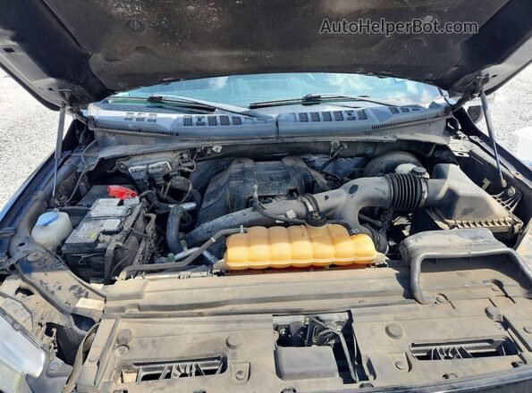 1FTEW1CP1HKC03935 2017 FORD F150 Black უკანა სალონის ხედი