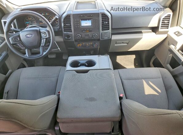 1FTEW1CP1JKC28176 2018 FORD F150 Silver Dashboard view