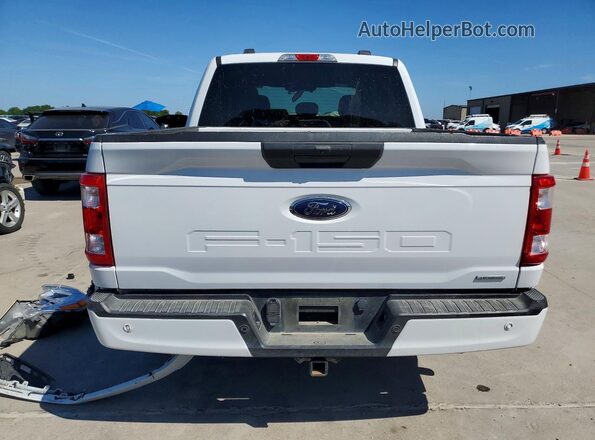 1FTEW1CP1MKD68930 2021 FORD F150 White Вид ззаду