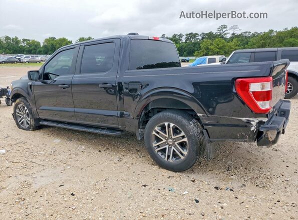1FTEW1CP1MKF12315 2021 FORD F150 Black Trasero izquierdo