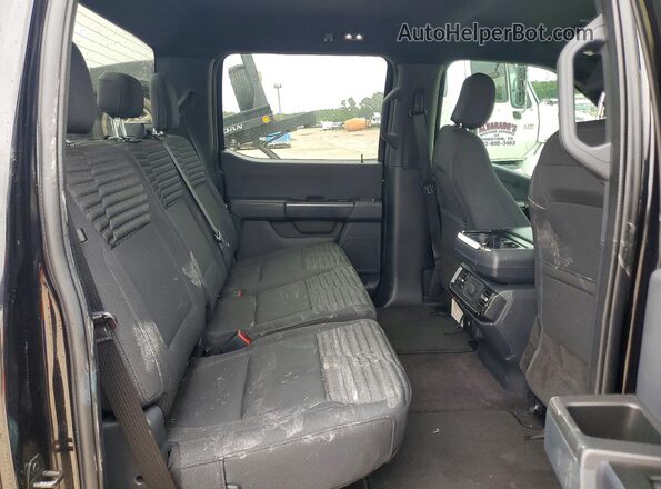 1FTEW1CP1MKF12315 2021 FORD F150 Black Vista de los asientos traseros